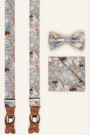 Prince BOWTIE Set: Hosenträger, Fliege Und Einstecktuch
