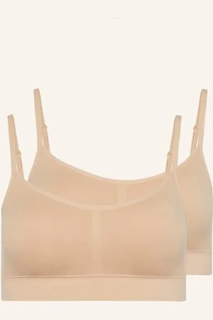 Jockey 2er-Pack Bustiers beige