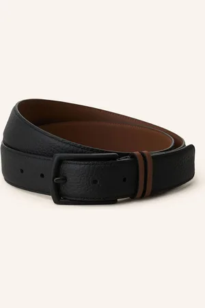 Ermenegildo Zegna Ledergürtel schwarz