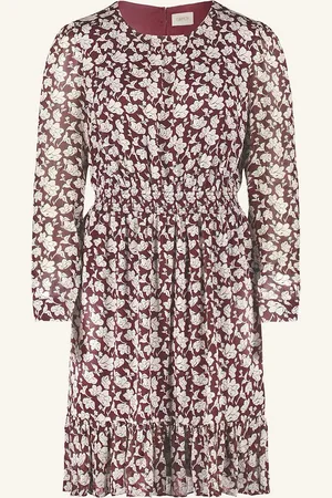Cartoon Kleid Mit Rüschen rot