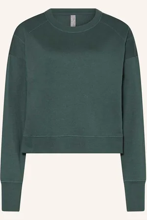 Sweaty Betty Sweatshirt After Class Crop gruen