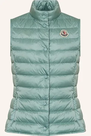 Moncler Lightweight-Daunenweste Liane gruen