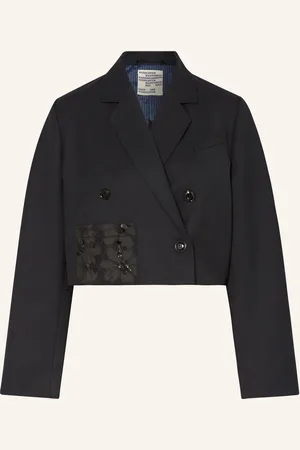Baum und Pferdgarten Cropped-Blazer Bianka blau