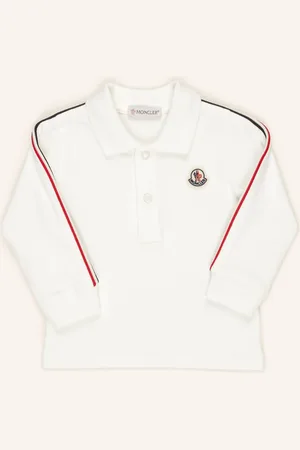 Moncler Piqué-Poloshirt weiss