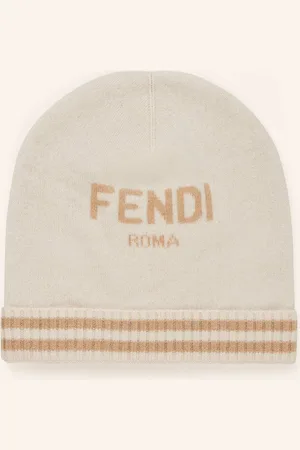 Fendi Cashmere-Mütze beige