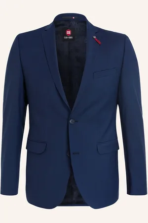 Club of Gents Anzugsakko Caden Slim Fit blau