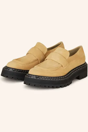 Proenza Schouler Plateau-Loafer beige