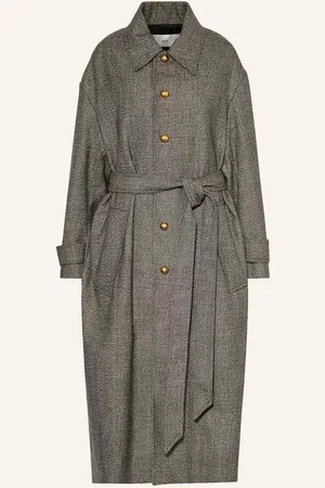 Ami Tweed-Mantel braun