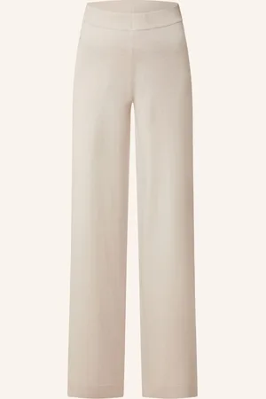 Allude Strickhose Mit Cashmere beige