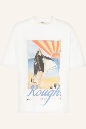 ROUGH. T-Shirt Vintage Postcard weiss
