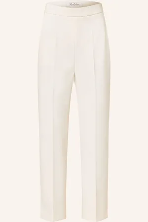 Max Mara 7/8-Hose Parata weiss