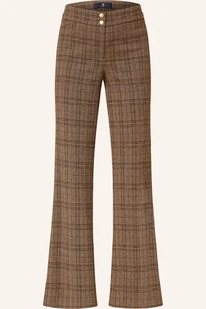 PAMELA HENSON Flanellhose Phdanielle braun