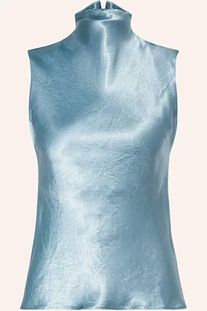 Nanushka Satintop Colson blau