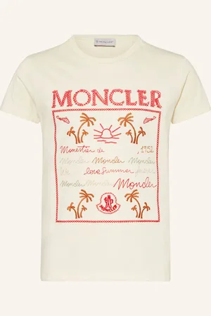 Moncler T-Shirt weiss