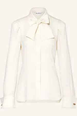 Max Mara Schluppenbluse Paraggi Aus Seide beige