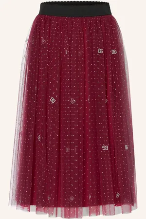 Dolce & Gabbana Tüllrock rot