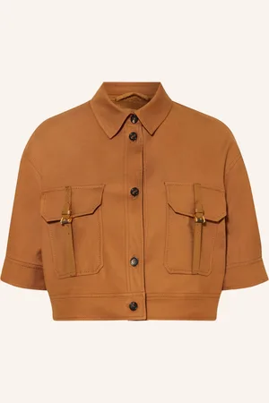 Max Mara Cropped-Overjacket Agiate orange