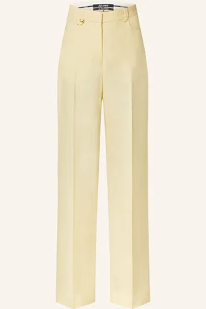 Jacquemus Marlenehose Le Pantalon Sauge gelb