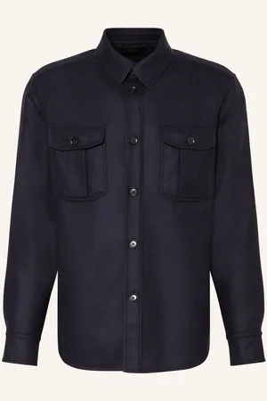 BRIONI Overjacket Zum Wenden blau