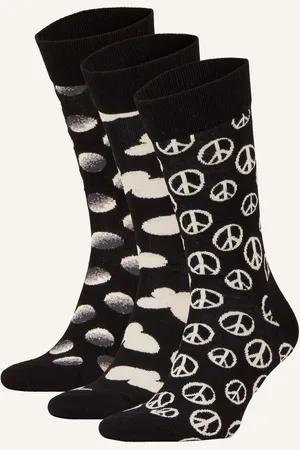 Happy Socks 3er-Pack Socken Mit Geschenkbox schwarz