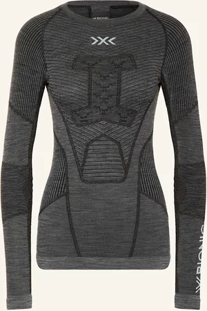 X Bionic Funktionswäsche-Shirt Symbio Merino Aus Merinowolle grau