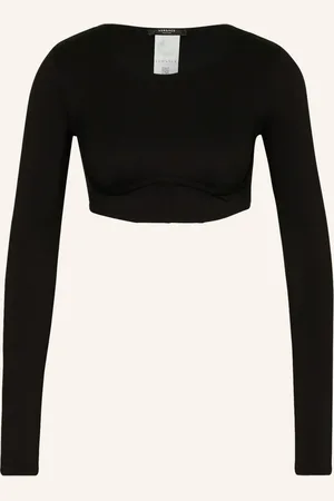 VERSACE Cropped-Longsleeve Solid