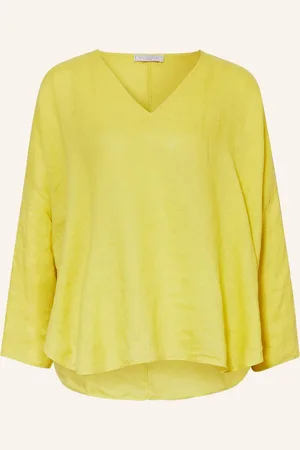 ANTONELLI Blusenshirt Bernard Aus Leinen gruen