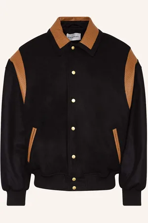 Drôle de Monsieur Drôle De Monsieur College-Jacke Im Materialmix schwarz