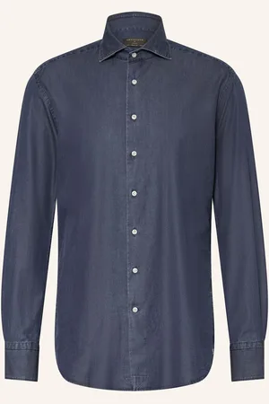 ARTIGIANO Hemd Classic Fit In Jeansoptik