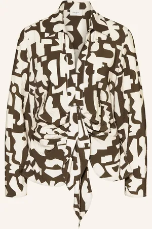Dante 6 Bluse d6ozane Mit Bindedetail gruen