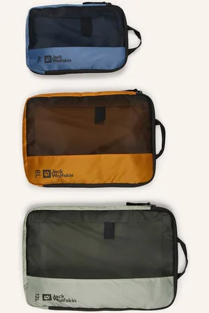 Jack Wolfskin 3er-Set Packhilfen Compression Cube grau