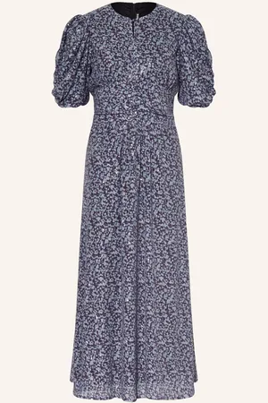 ROTATE Kleid Mit Pailletten blau