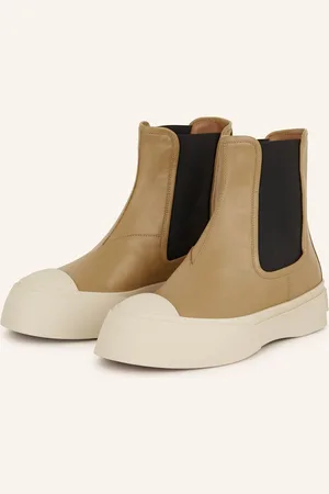 Marni Chelsea-Boots beige