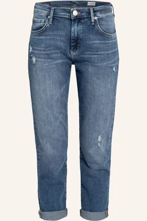 True Religion Boyfriend-Jeans blau