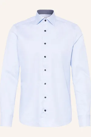 Stenströms Hemd Slimline Fit blau