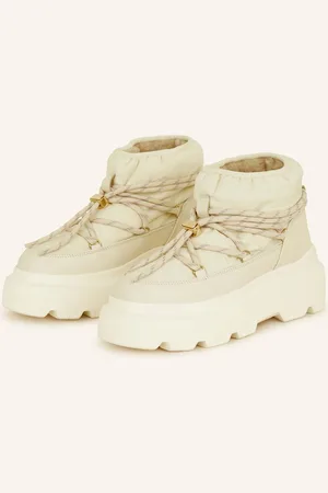INUIKII Plateau-Boots Endurance Puffer weiss
