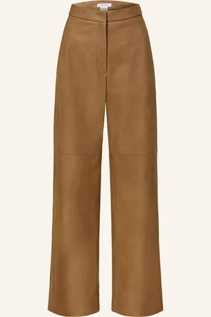 Max Mara Lederhose Getti braun