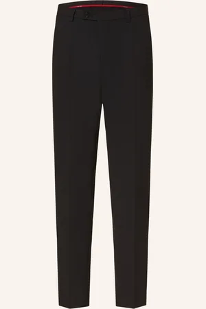 Club of Gents Anzughose Cedric Slim Fit schwarz