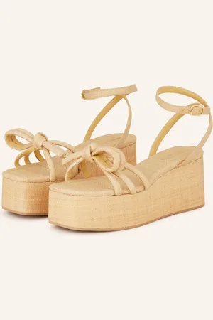 Loeffler Randall Plateau-Sandalen Hudson beige