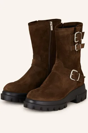 AGL ATTILIO GIUSTI LEOMBRUNI Biker Boots Chunky Biker braun