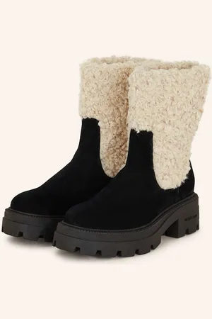 Sergio Rossi Plateau-Boots schwarz