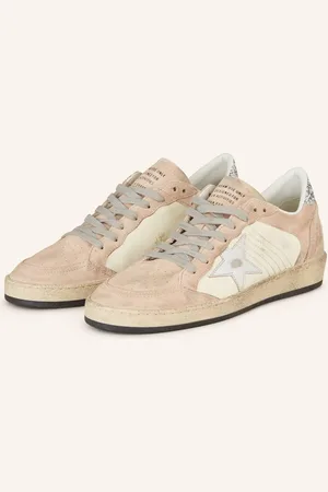 Golden Goose Sneaker Ball Star Mit Pailletten weiss