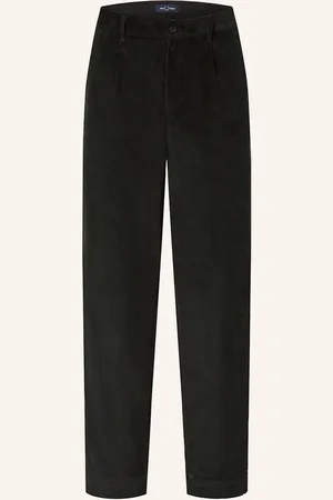 Fred Perry Cordhose Tapered Fit gruen