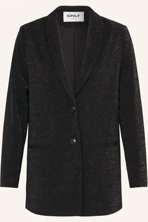 ONLY Blazer Mit Glitzergarn schwarz