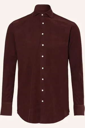 ARTIGIANO Cordhemd Classic Fit rot