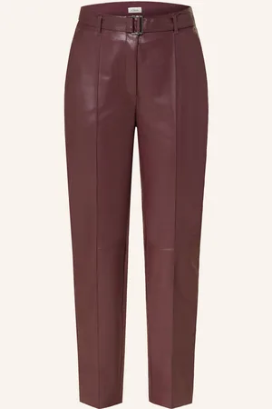 QS by s.Oliver 7/8-Hose In Lederoptik rot