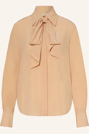 Chloé Schluppenbluse Aus Seide beige