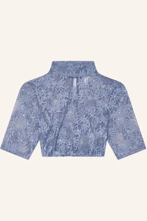 Hammerschmid Dirndlbluse Babsi blau