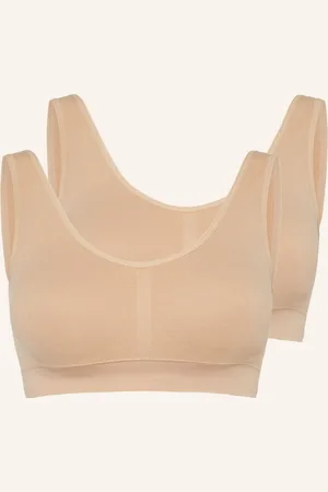 Jockey 2er-Pack Bustiers Modern Micro Seamfree beige