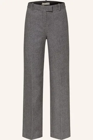 Circolo Marlenehose Aus Jersey grau